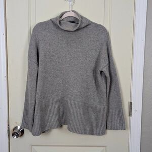 French Connection | Speckled Gray Turtleneck Sweater Size Large